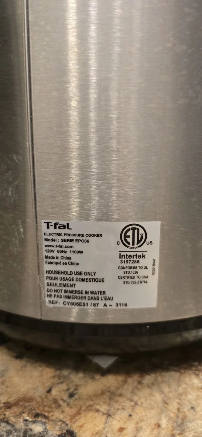 T-fal Pressure Cooker - photo 4