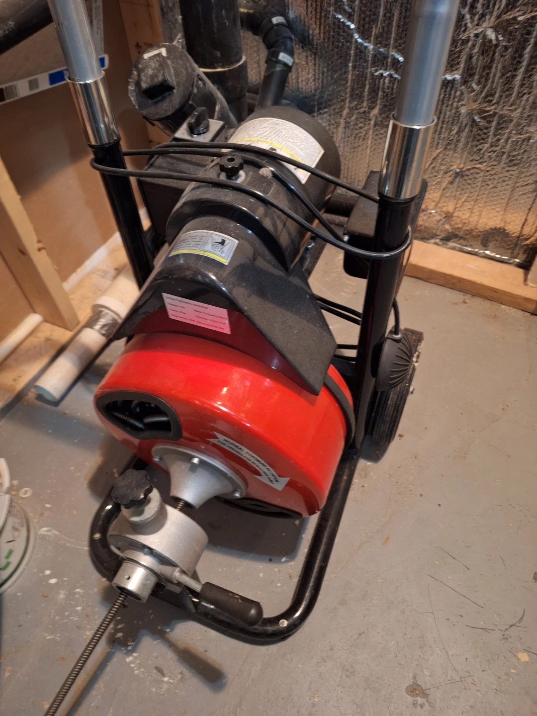 Drain Snake Auger Plumbing Tool