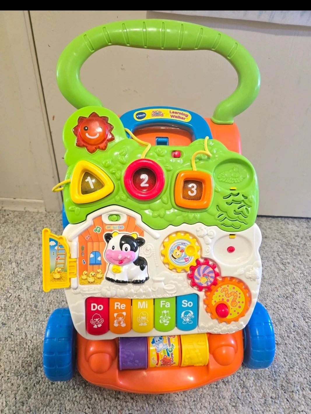 VTech 2-in-1 Laugh & Learn Learning Walker