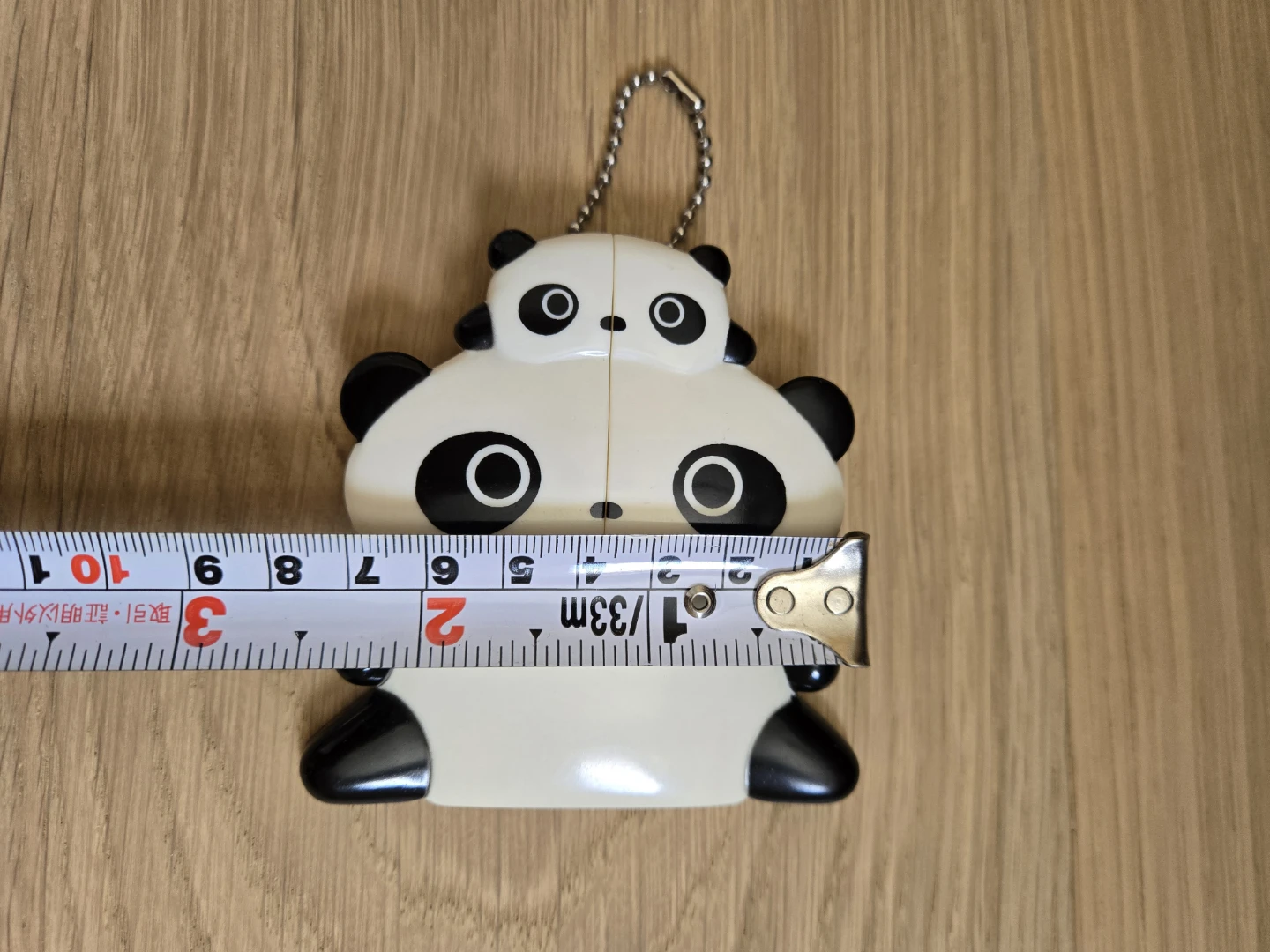 Vintage 1999 SAN-X Tare Panda Compact Mirror Keychain Sanrio - photo 5