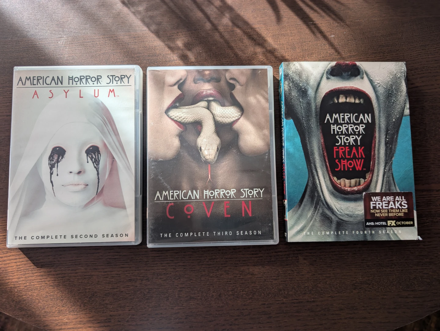 American Horror Story DVDs