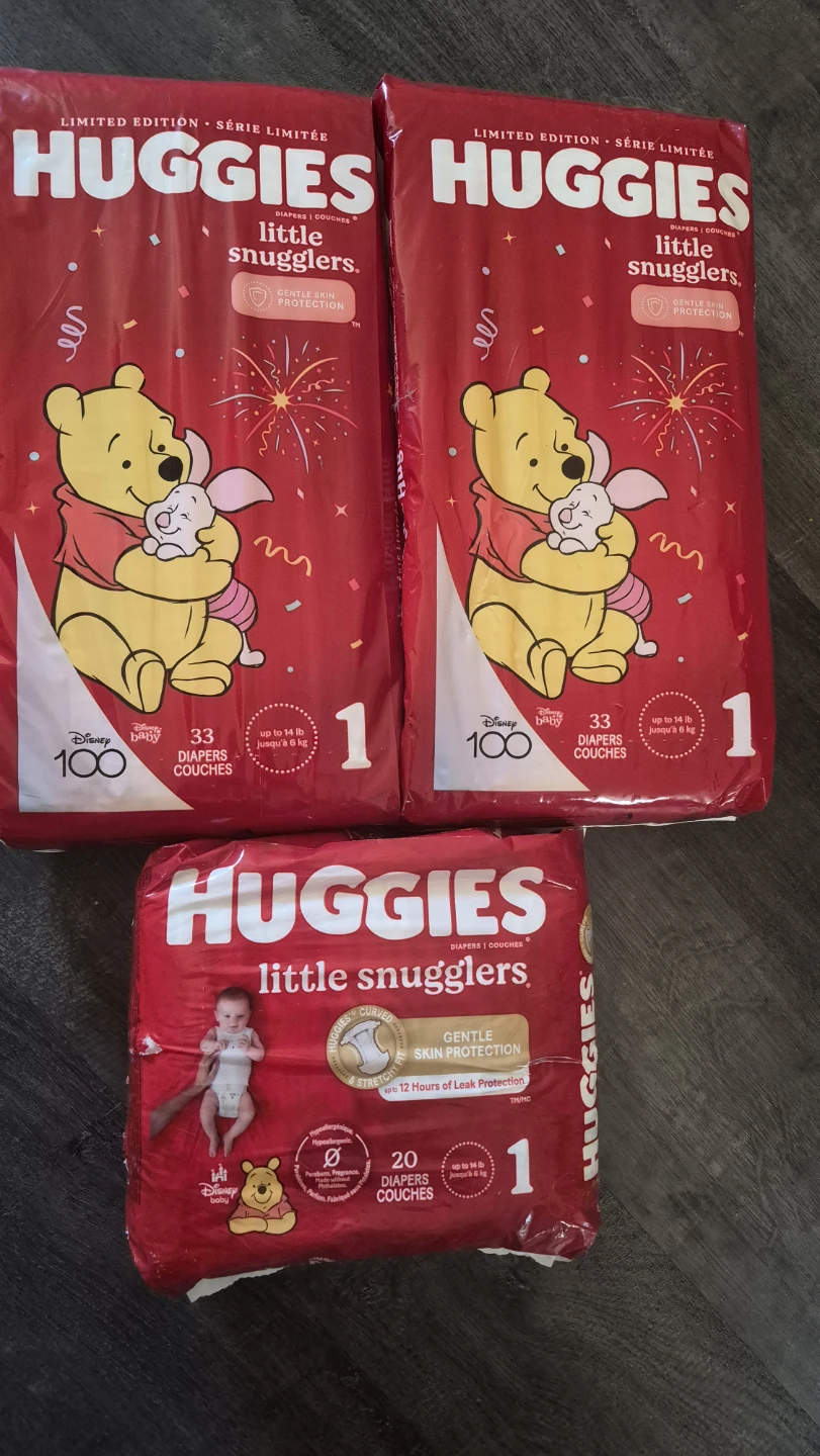 All new Huggies Little Snugglers Size 1 Diapers