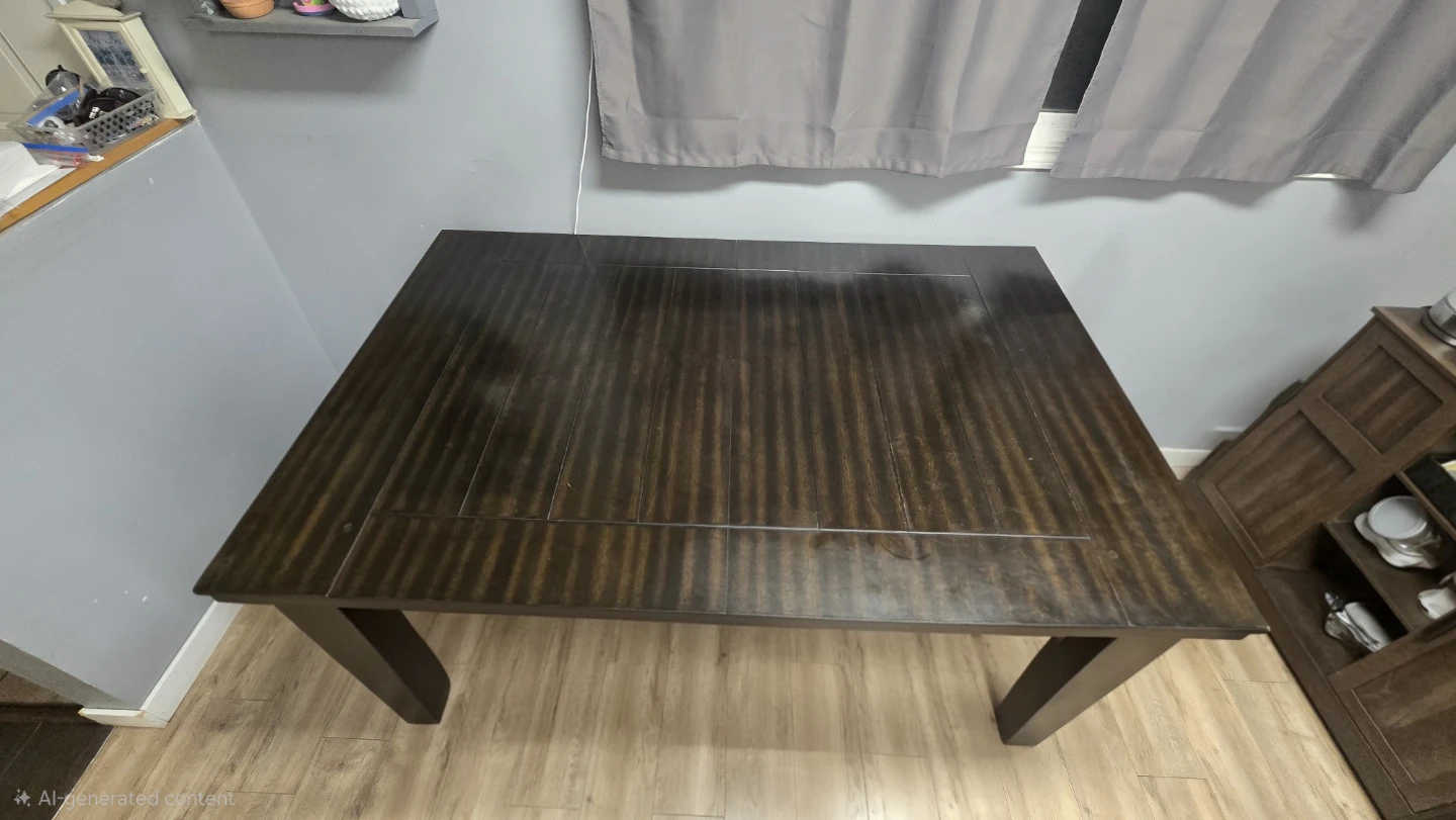Dark Wood Dining Table