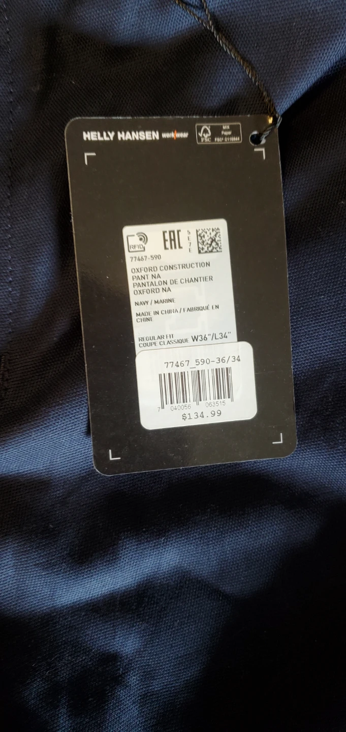Men's  Helly Hansen Oxford Construction Pants  Brand New - photo 4