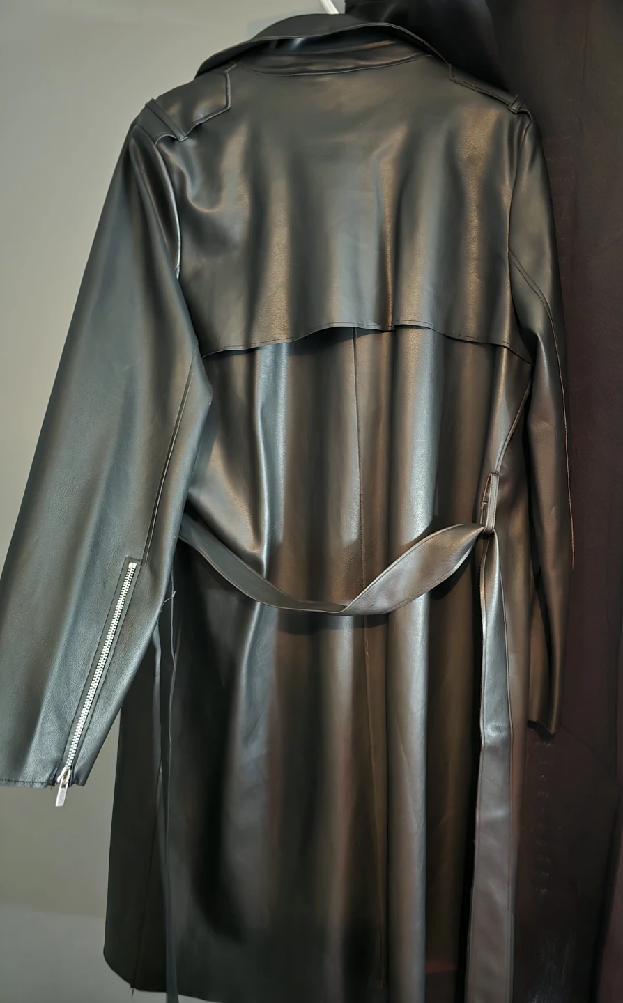 Forever 21 Faux Leather Trench Coat - photo 2