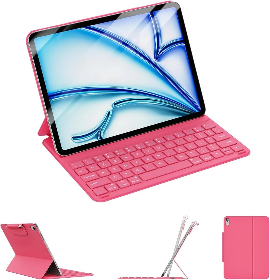 Pink iPad Air 11" Keyboard Case