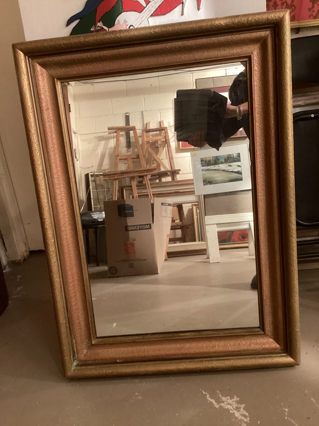 Ornate Gold Framed Mirror