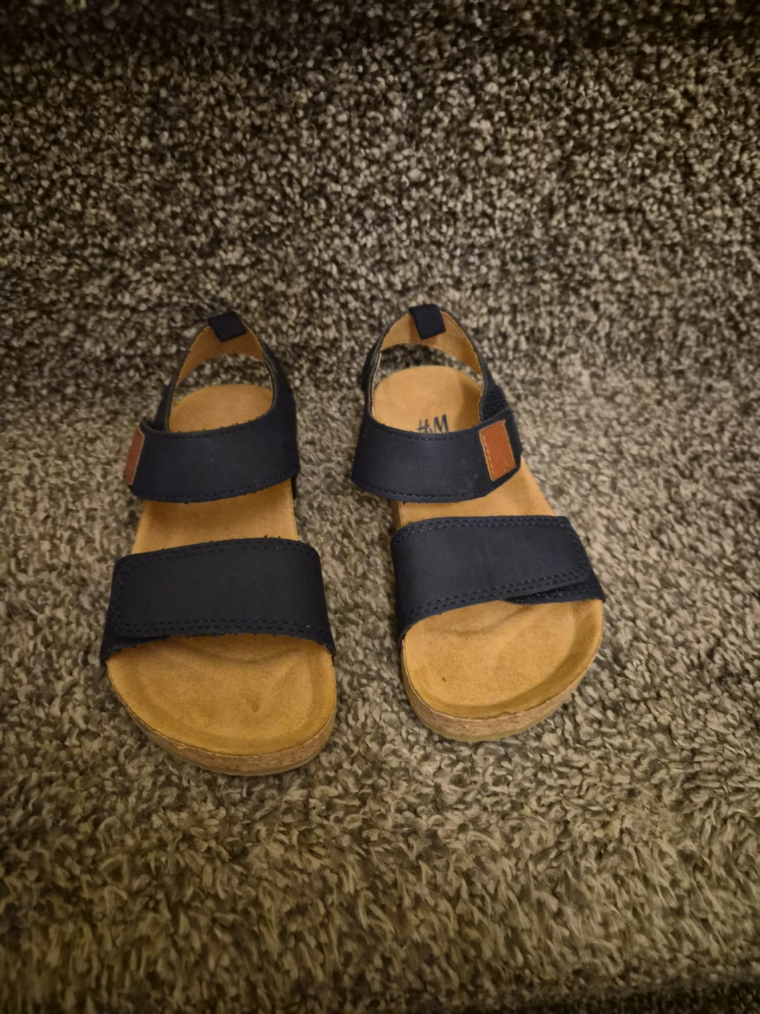H&M Kids Navy Blue Cork Sandals