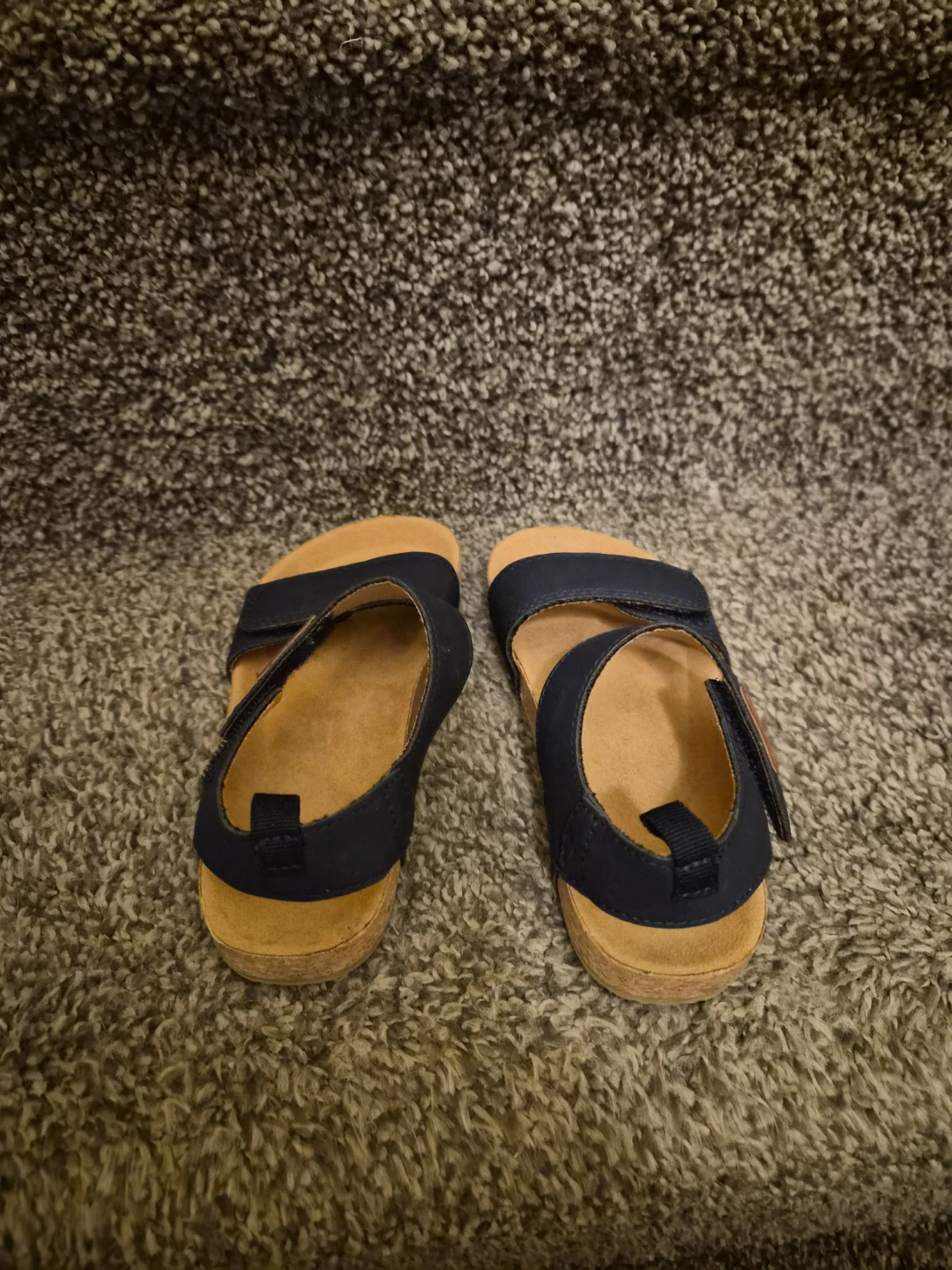 H&M Kids Navy Blue Cork Sandals - photo 2