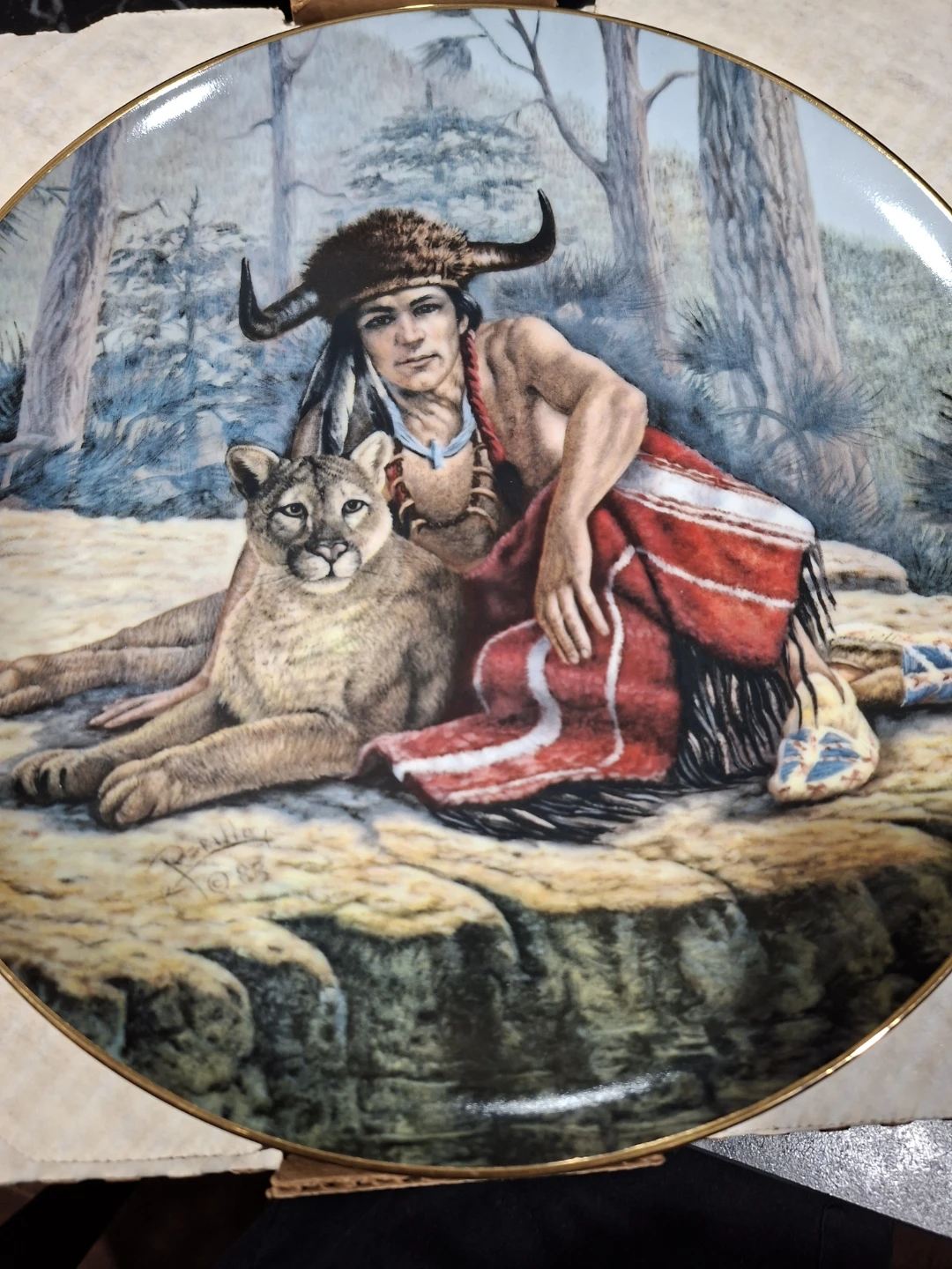 Vague Shadows Ltd. "Chief Tecumseh" Collector Plate