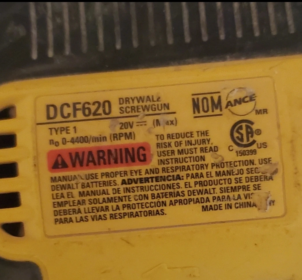 DEWALT DCF620 Drywall Screwgun - photo 2