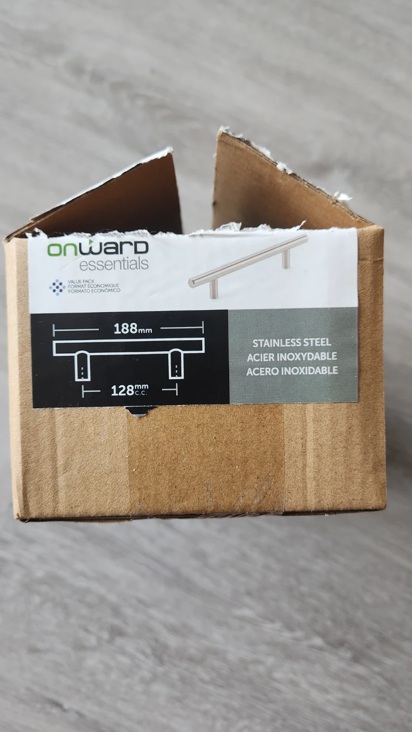 Onward Essentials 15-Pack Stainless Steel Cabinet Pulls - photo 2