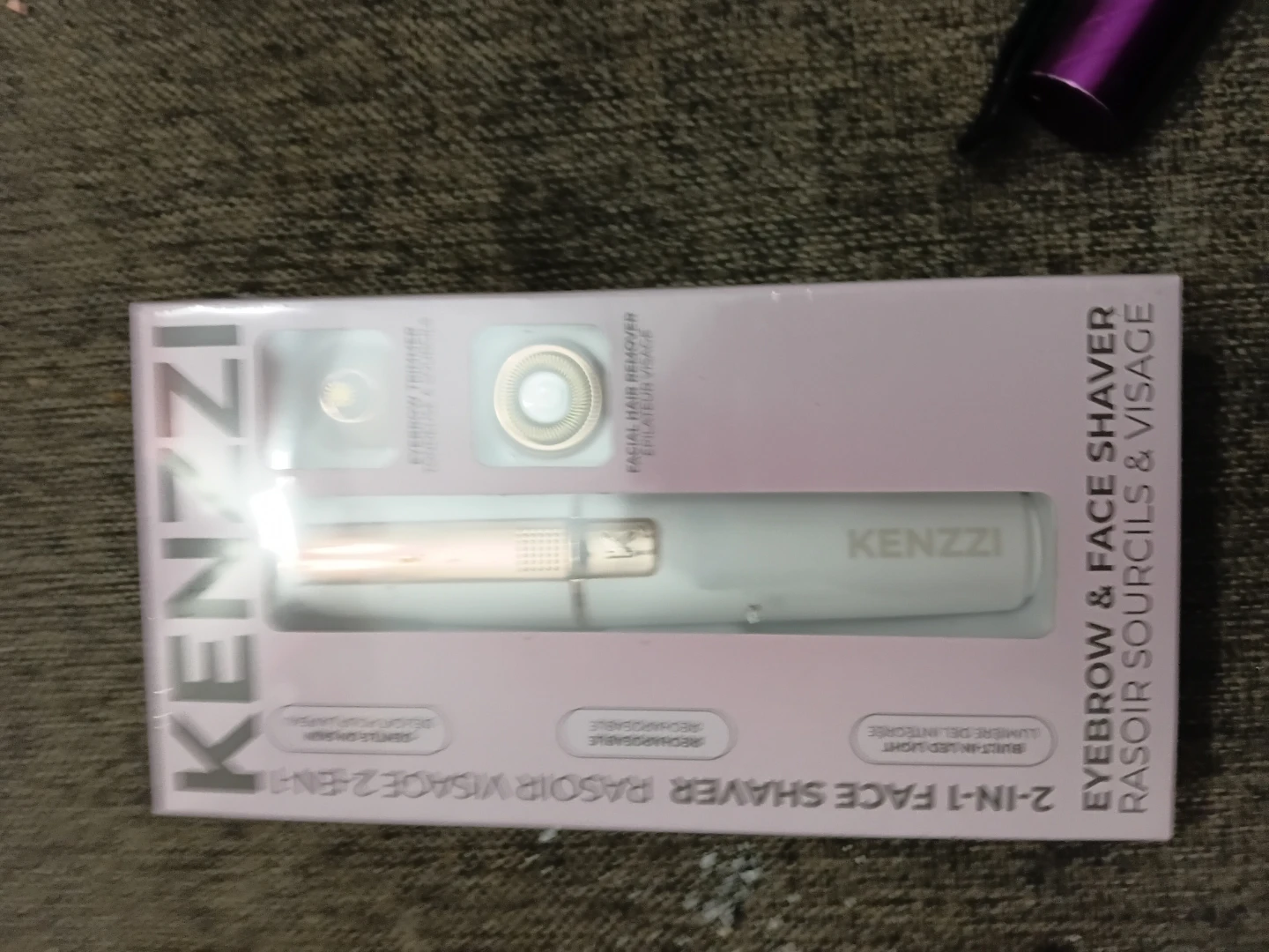 KENZZI 2-in-1 Eyebrow & Face Shaver