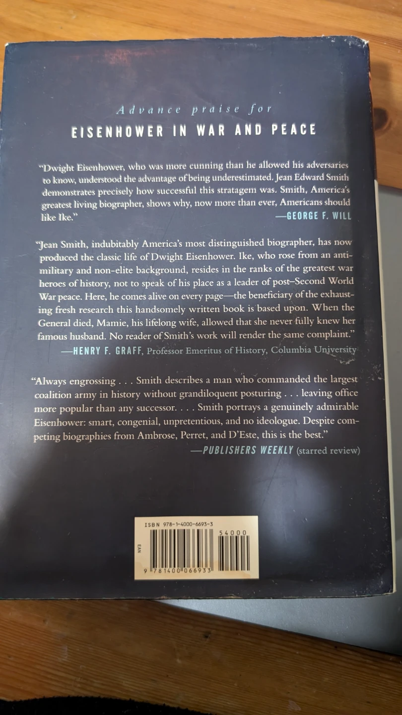 Eisenhower in War and Peace by Jean Edward Smith Book - photo 3