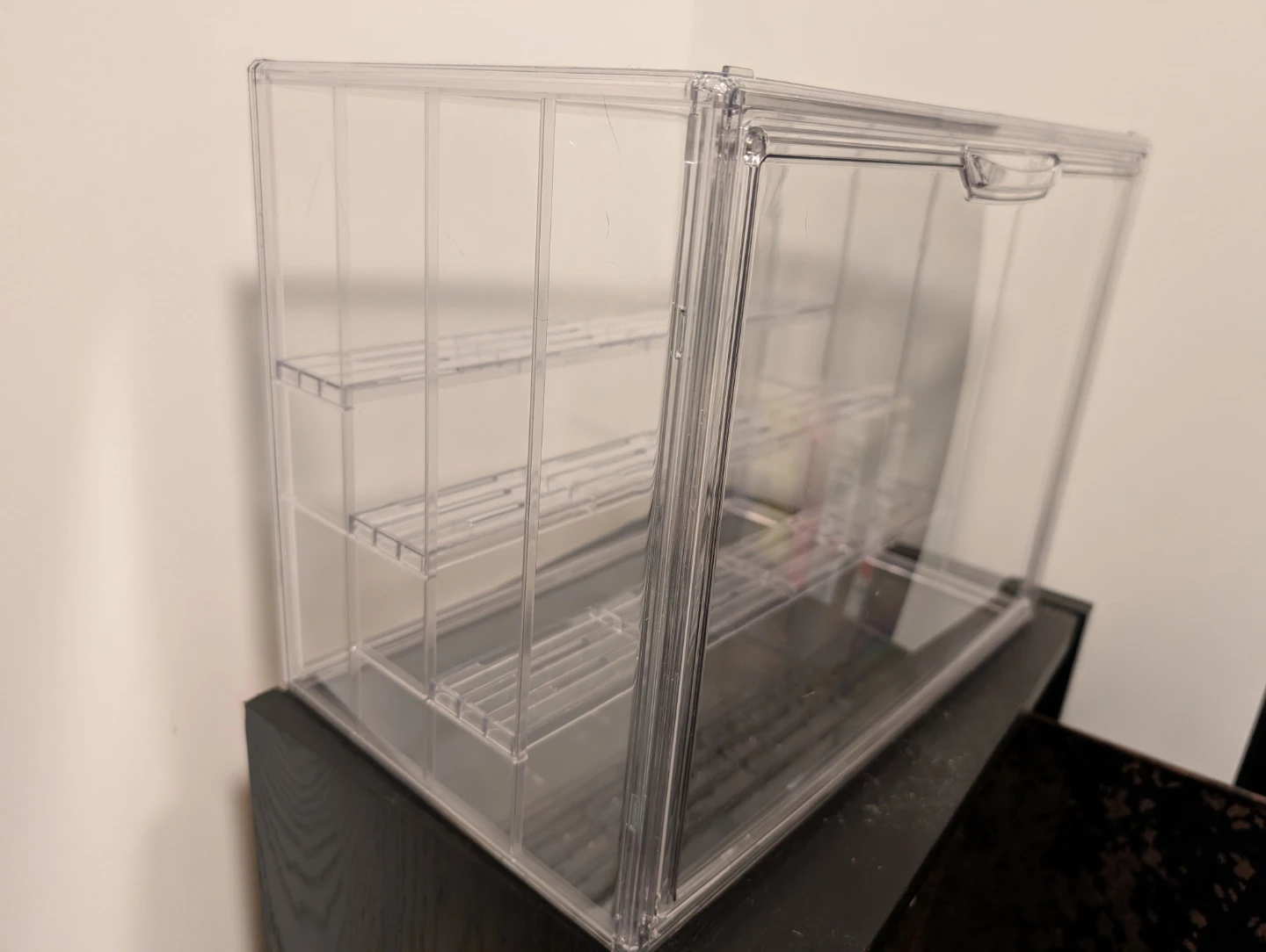 Clear Acrylic Display Case with 3 Shelves - photo 2