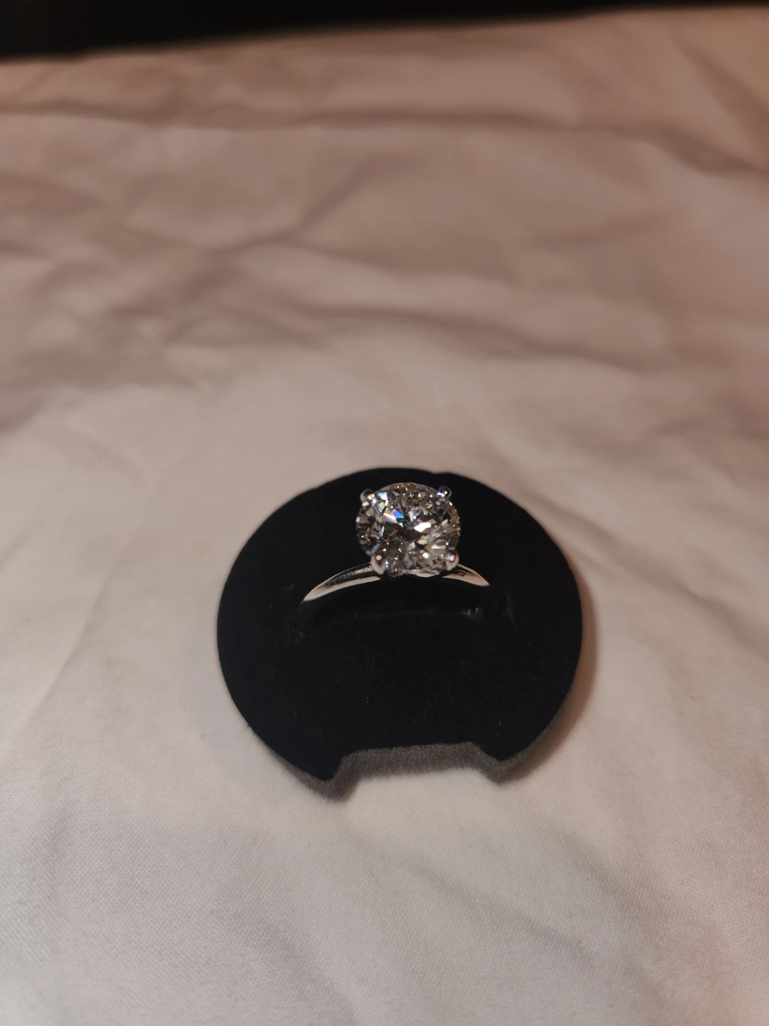 Lab Grown Diamond Ring - 2.42ctw Round Brilliant 14K White Gold