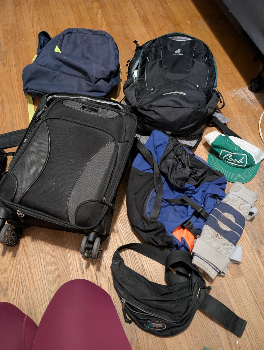 Deuter Backpack and Travel Luggage Set