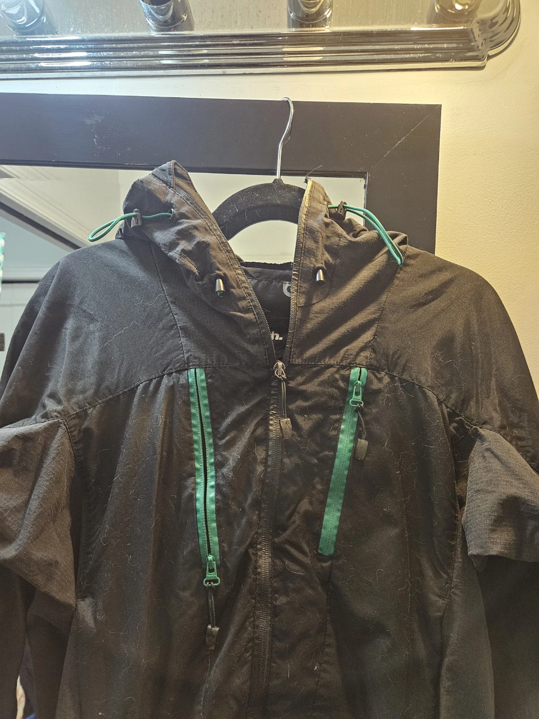 Bench Black Full Zip Hoodie Jacket Size S - photo 2