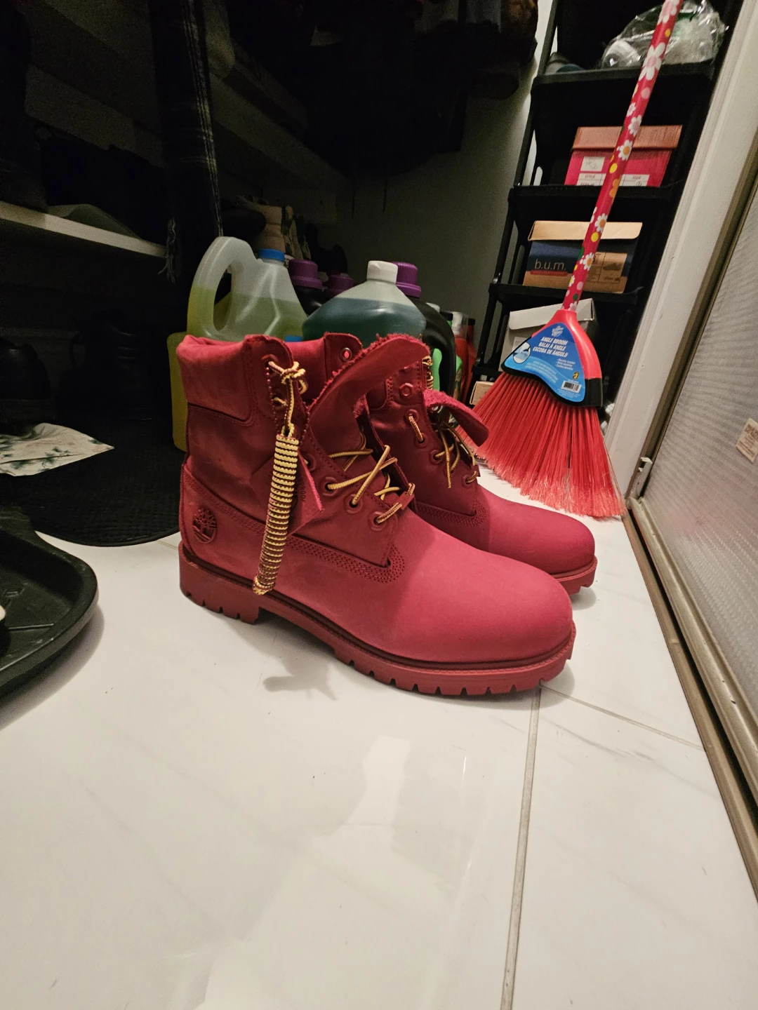 Timberland Men's Red Suede Boots - photo 2
