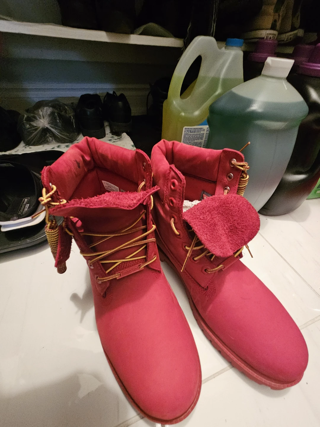 Timberland Men's Red Suede Boots - photo 3