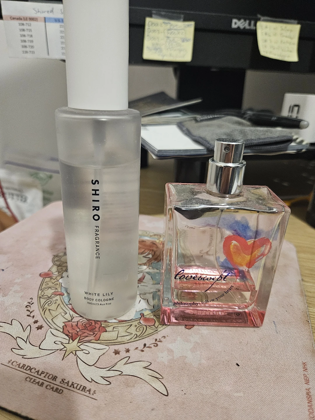 SHIRO White Lily Body Cologne & Philosophy Love Sweet Body Mist