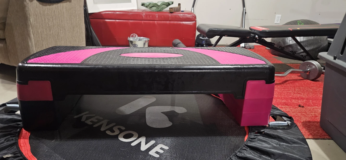 Pink & Black Aerobic Step Platform - photo 3