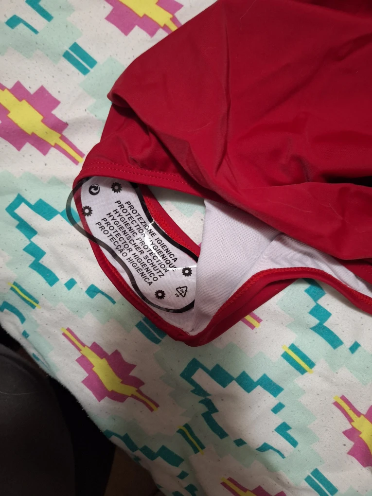 Red High-Waisted Swimsuit Bottoms - 1XL - photo 2