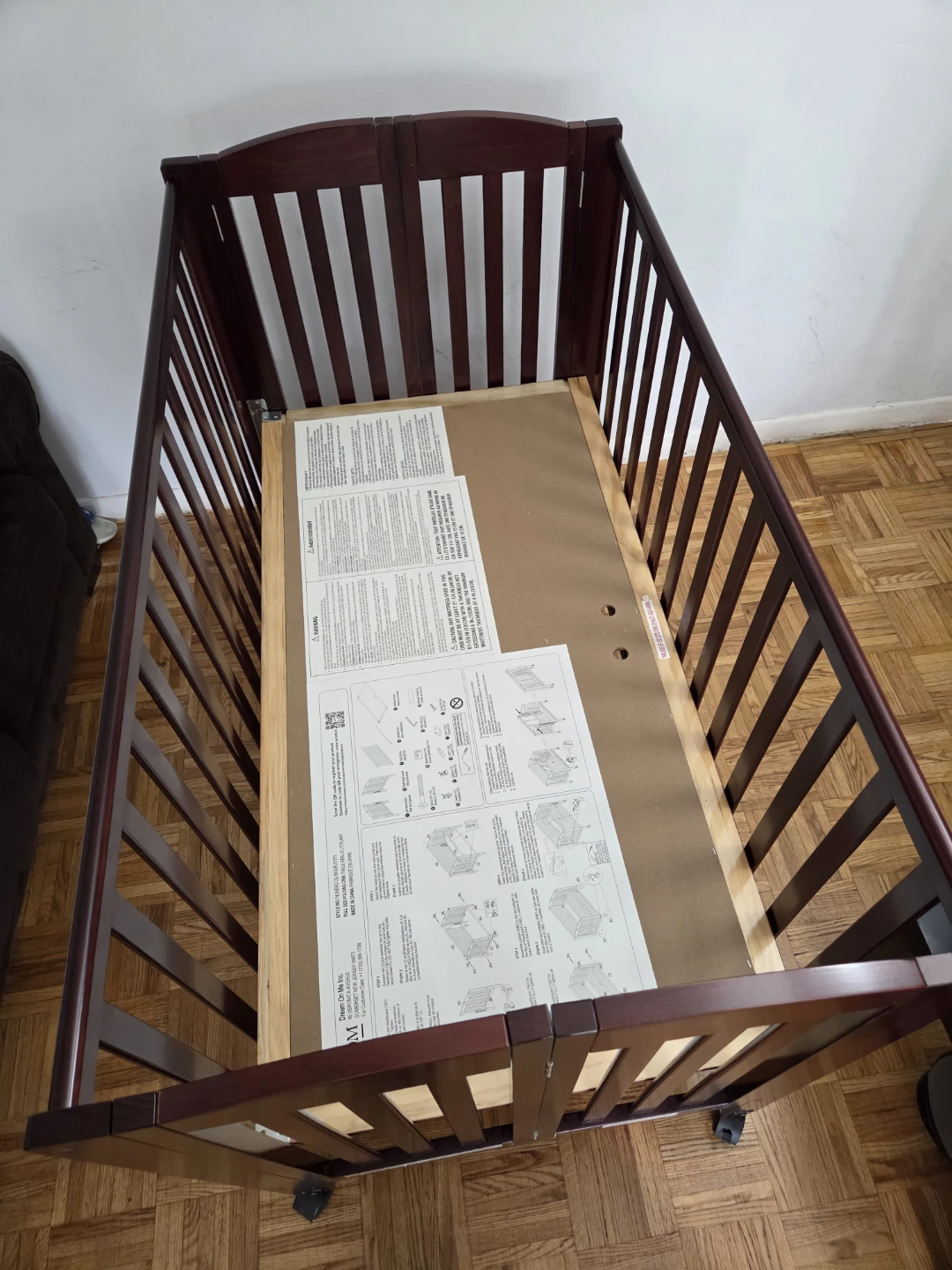 Dark Wood Crib - photo 2