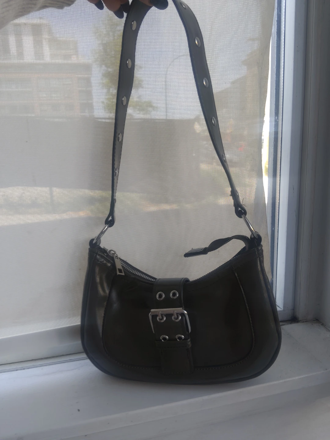 Dark Green Shoulder Bag