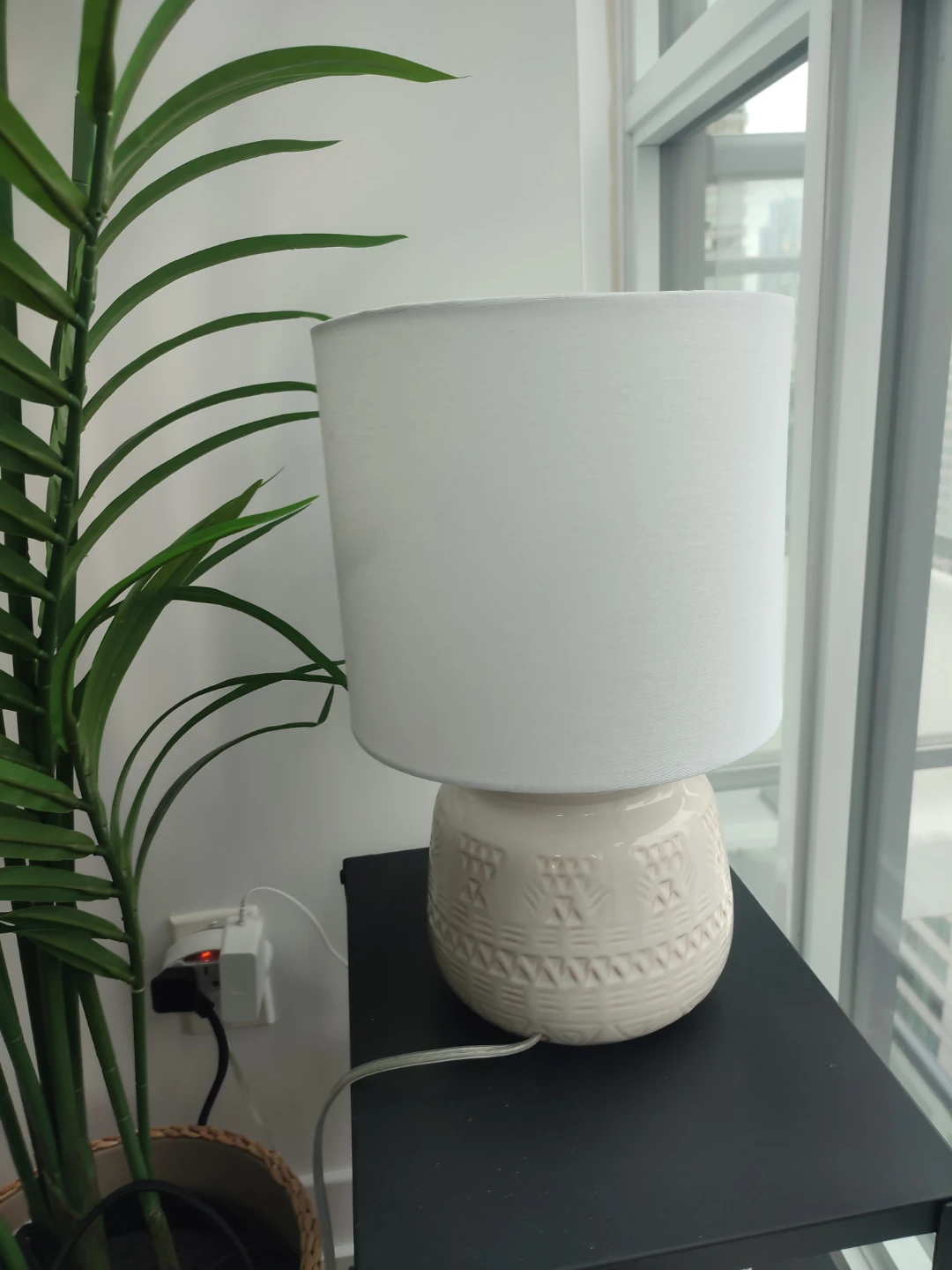 White Ceramic Table Lamp