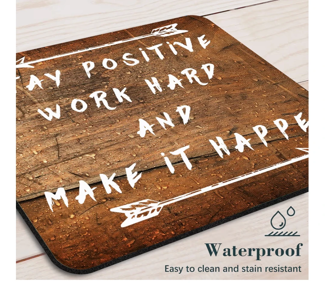 Brand new mouse pad with inspirational quote - photo 3