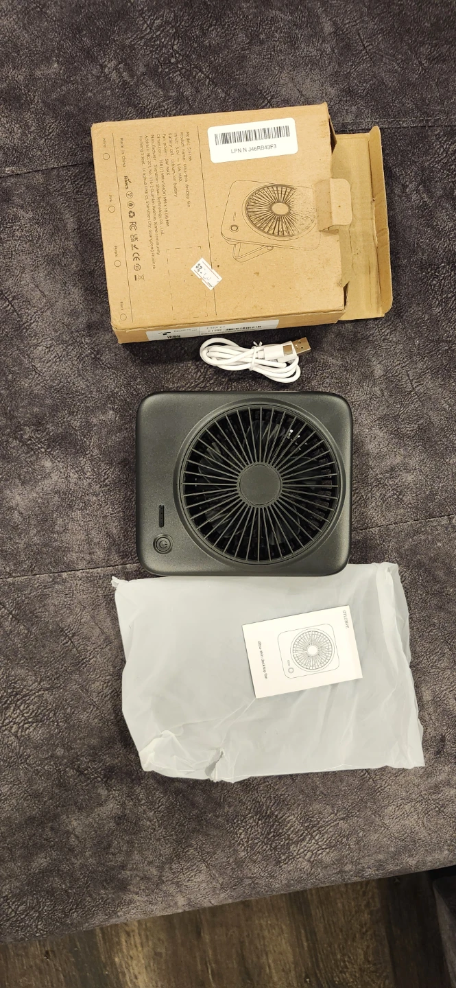 OTLONPE Ultra-thin Desktop Fan