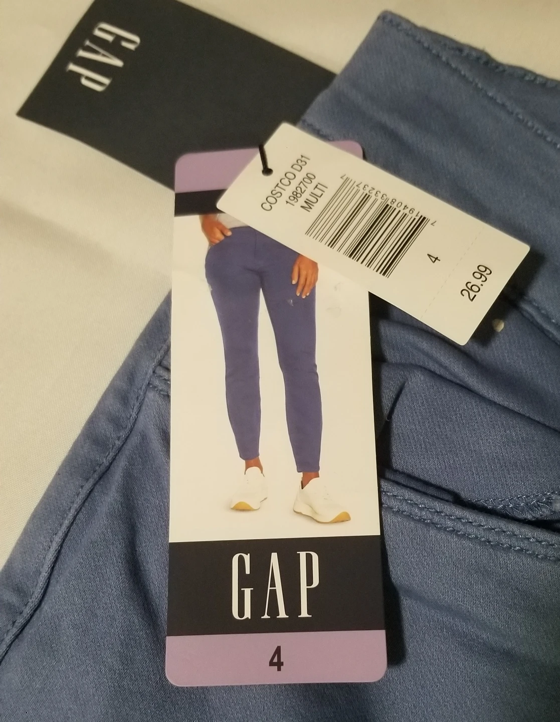 Brand new GAP Women's Skinny Strech Blue Pants