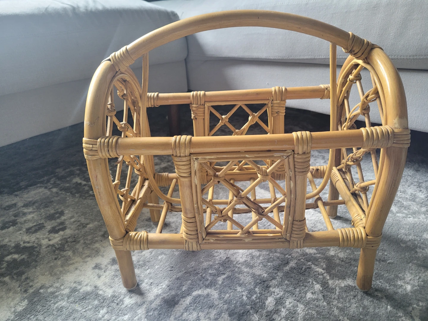 Wicker Magazine Rack - photo 3