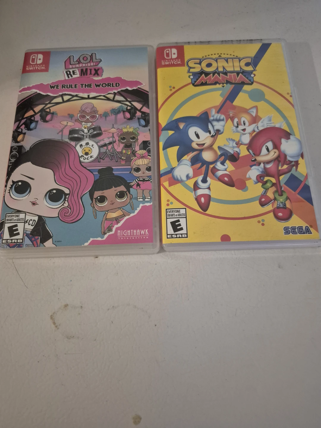 Nintendo Switch LOL Surprise Remix and Sonic Mania Games