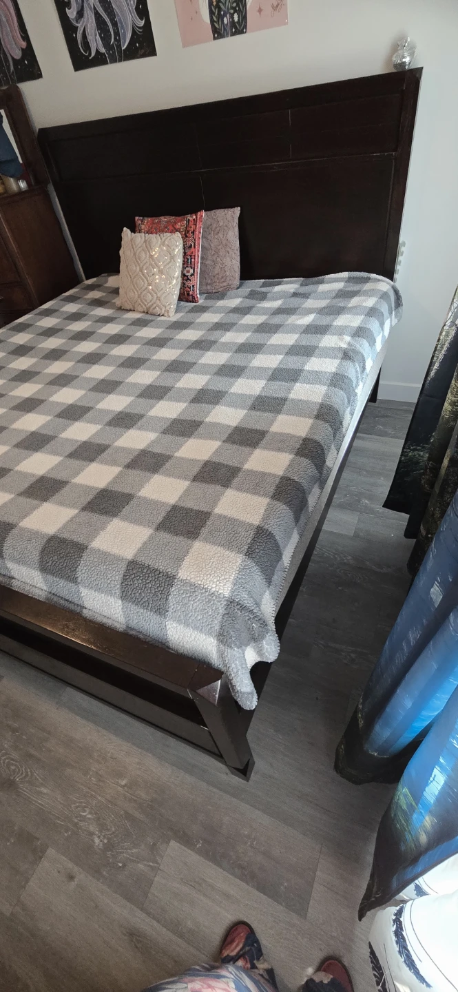 King Size Bed Frame with Mattress