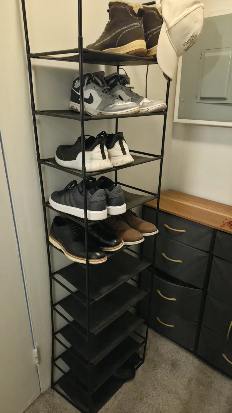 10-Tier Shoe Rack Organizer