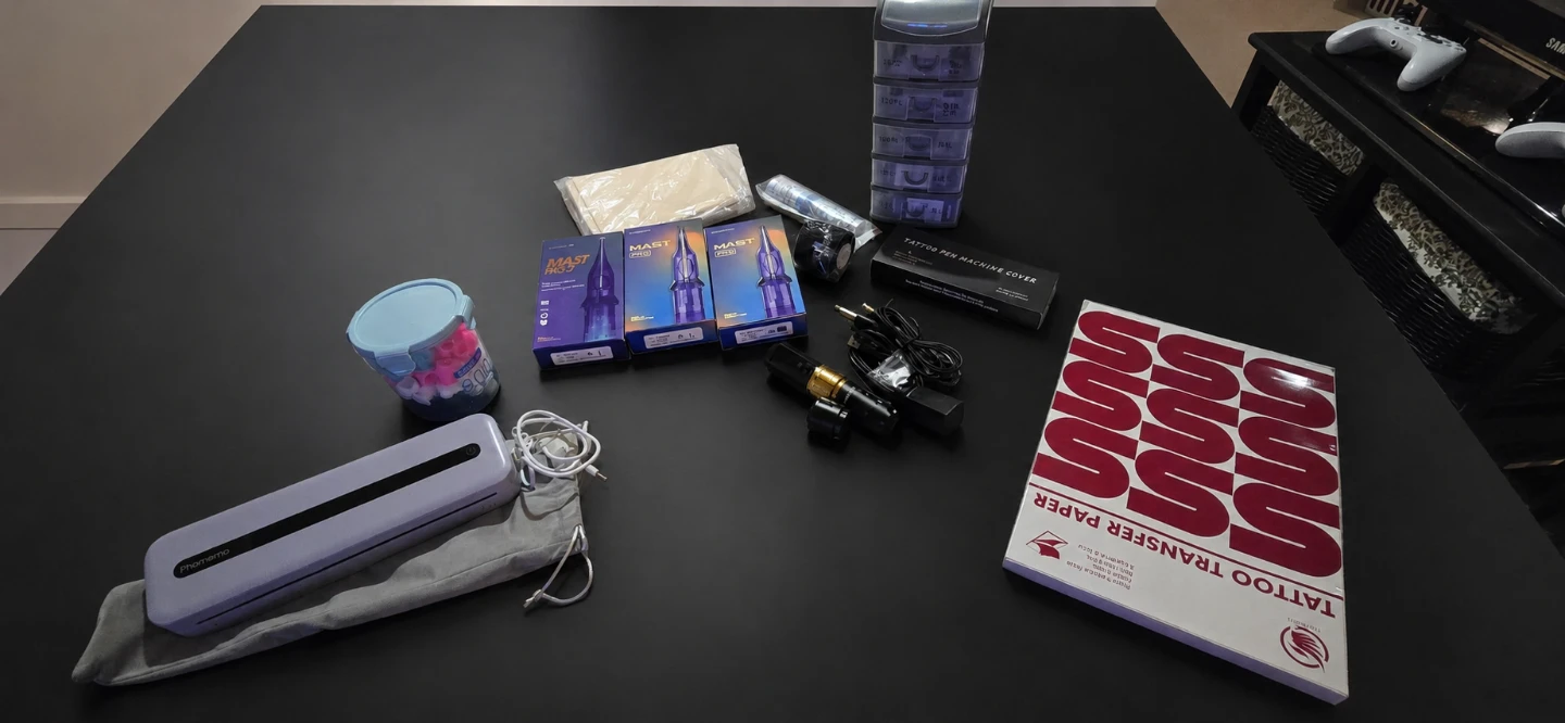 MAST Pro Tattoo Pen Machine & Accessories Bundle
