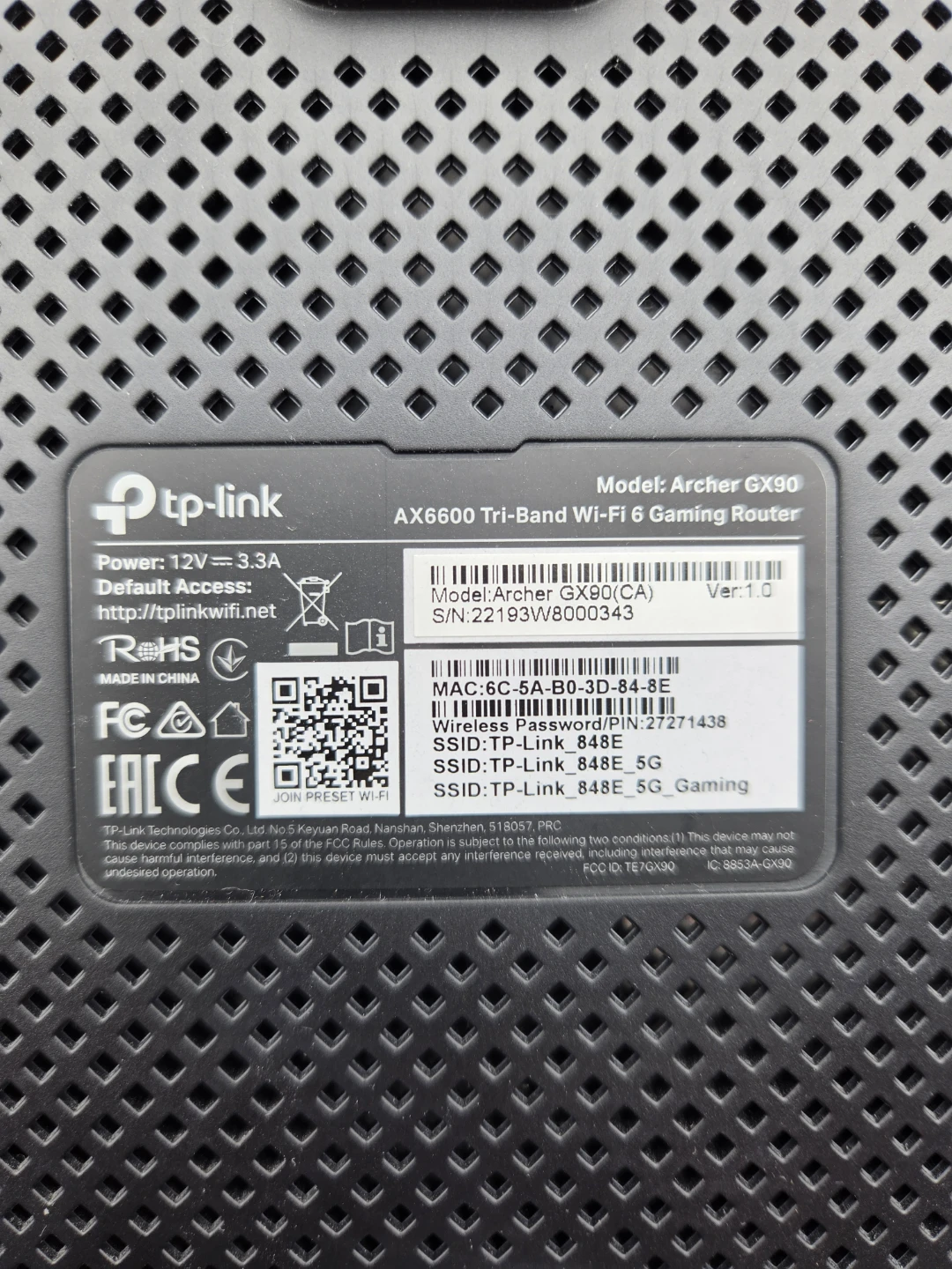 TP-Link Archer AX6600 Tri-Band Wi-Fi 6 Gaming Router - photo 4