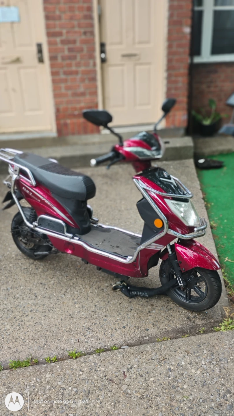 Red Electric Scooter