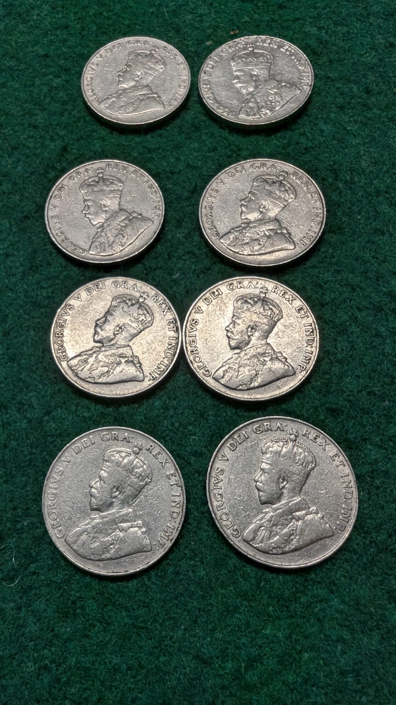 Collection of Canadian Nickels