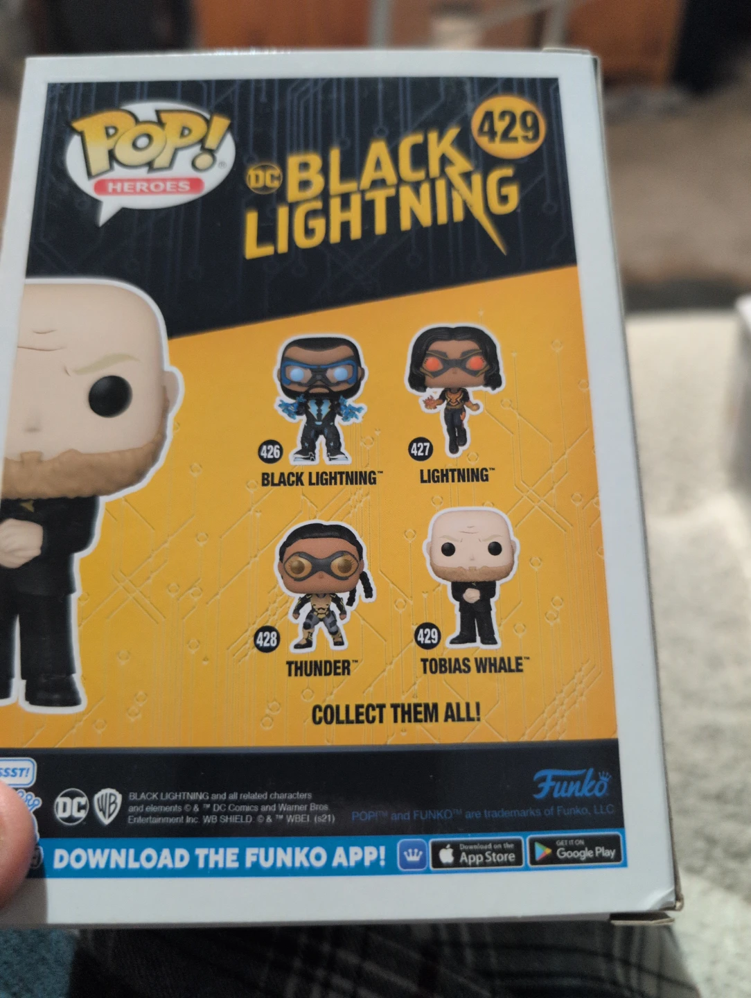 Funko Pop! DC Black Lightning Tobias Whale #429 Vinyl Figure - photo 2