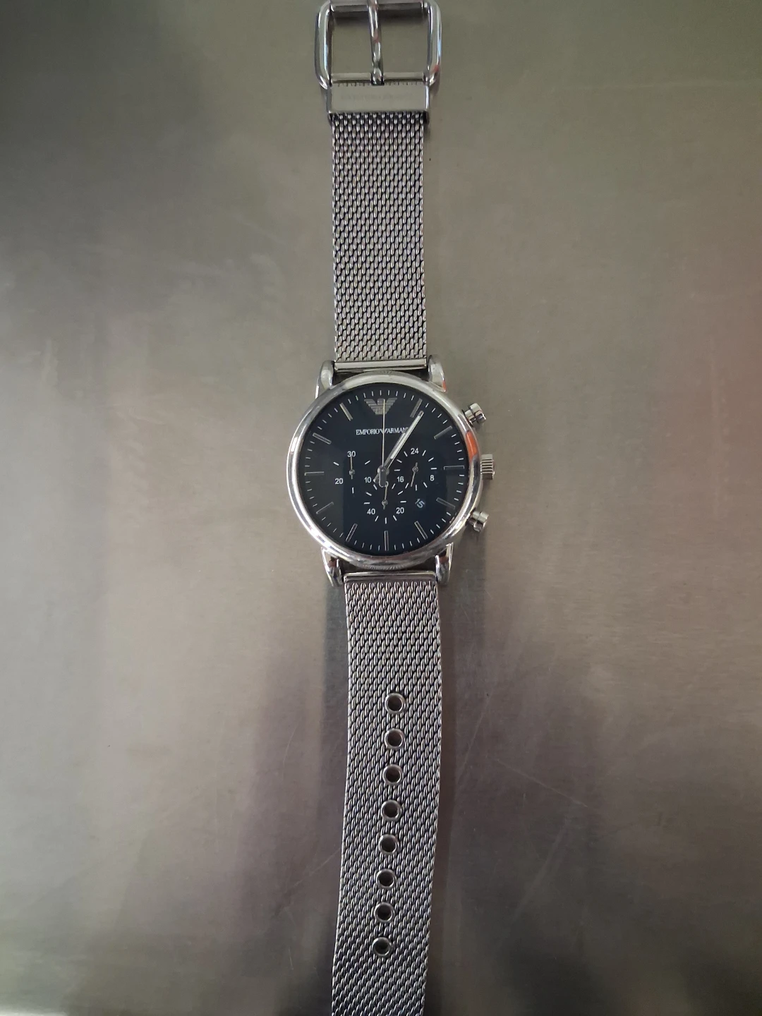 Emporio Armani Men's Stainless Steel Mesh Watch - photo 2