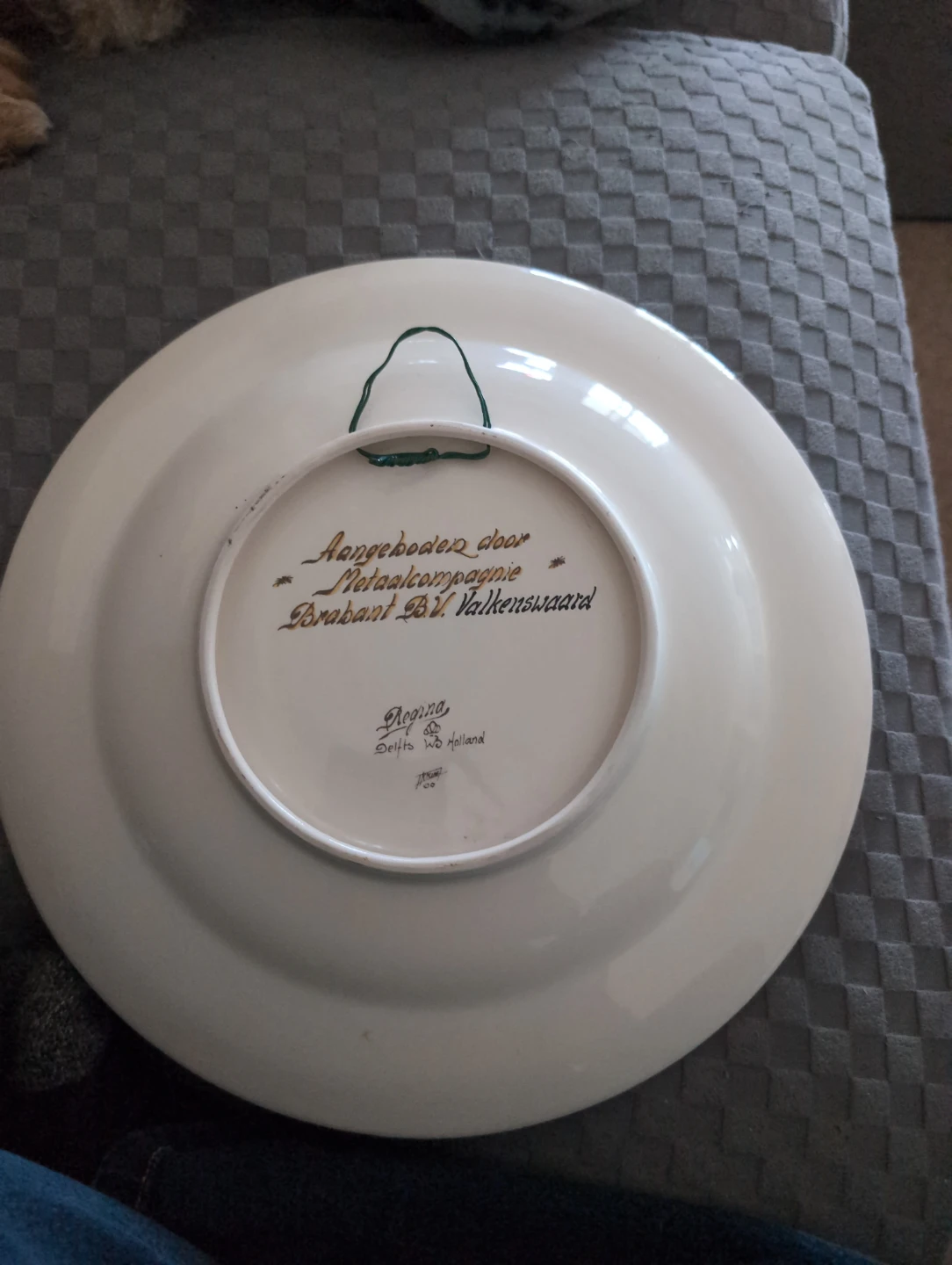 Regina Delft hand-painted decorative plate - photo 2
