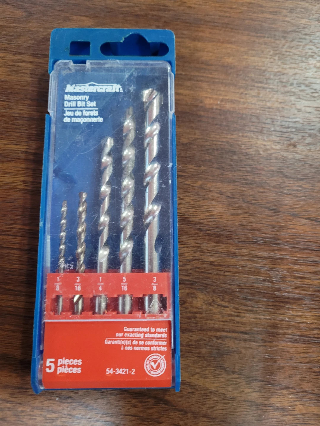 Mastercraft Masonry Drill Bit Set