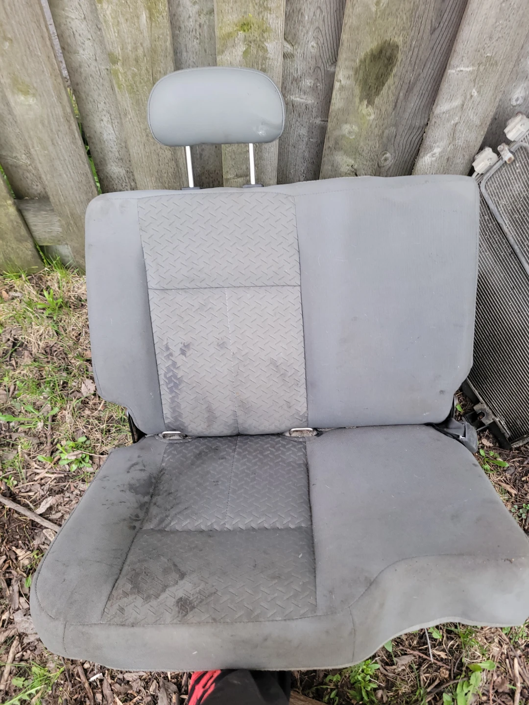 Grey Fabric Car Seat with Headrest outta dodge dakota  crew cab - photo 2
