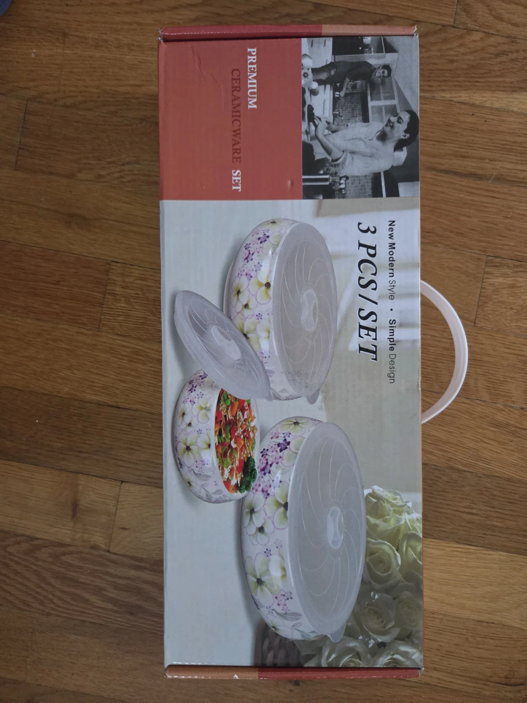 Premium Ceramicware 3 Piece Set with Lids - photo 4