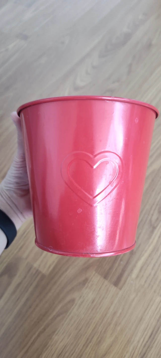 Red Metal Pot