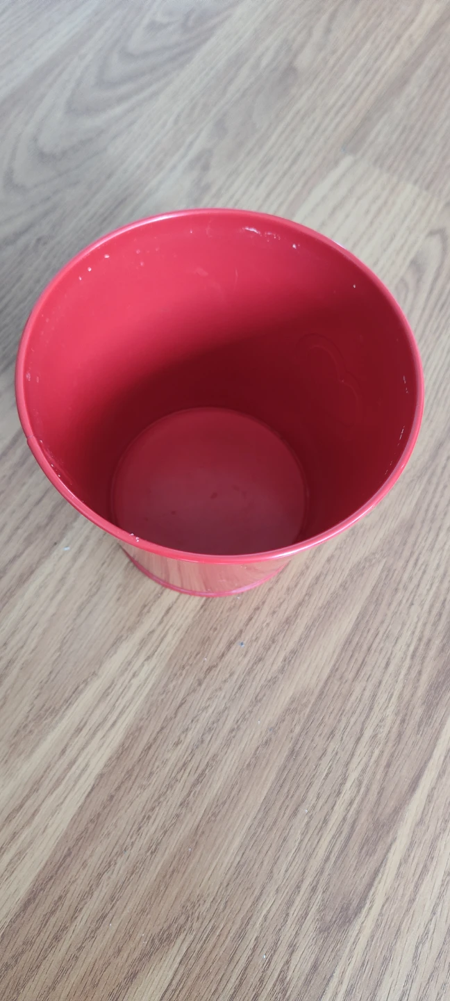 Red Metal Pot - photo 3
