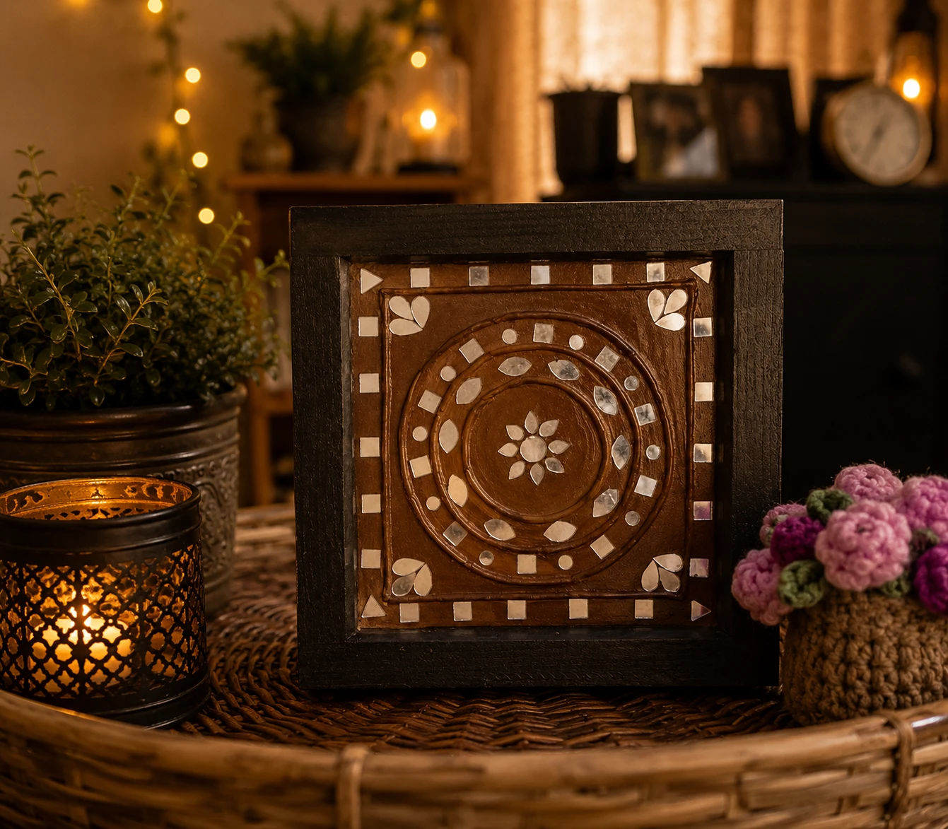 Decorative Framed Mirror Art - photo 2